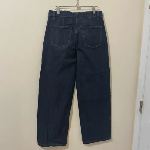 Uniqlo Ines De La Fressange x  Wide Leg Jeans Dark Wash Size 6