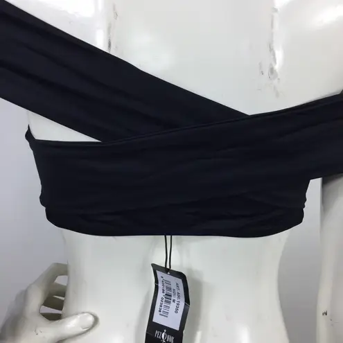 PEZ D'OR Lucia Bandeau Maternity Bikini Top Black Size M