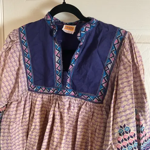 1970s Vintage Indian Cotton Dress