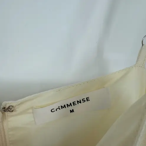 Commense Womens Maxi Dress Floral Sleeveless Casual Summer Cream Pink Size M Size M