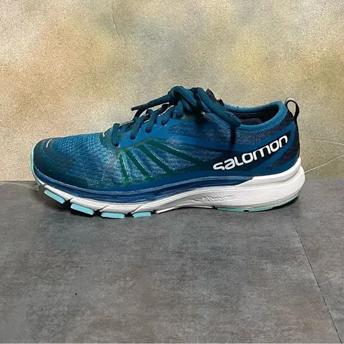 Salomon Sonic Ra Pro 402426 Women's Green Running Shoes Size 7