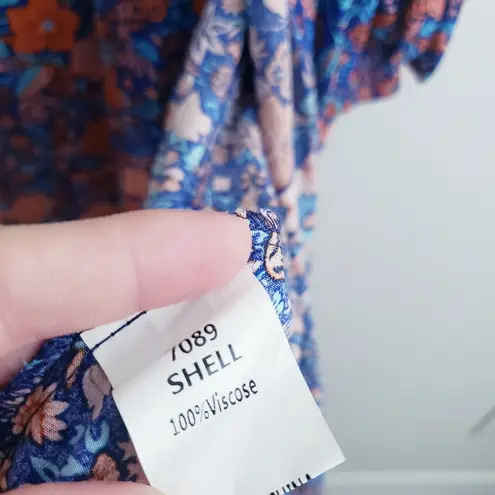 Anthropologie Bohemian Floral Prettygarden Wrap Maxi Dress