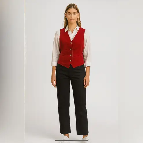 Dockers Vintage Corduroy Rust or Burnt Orange Vest L Size L