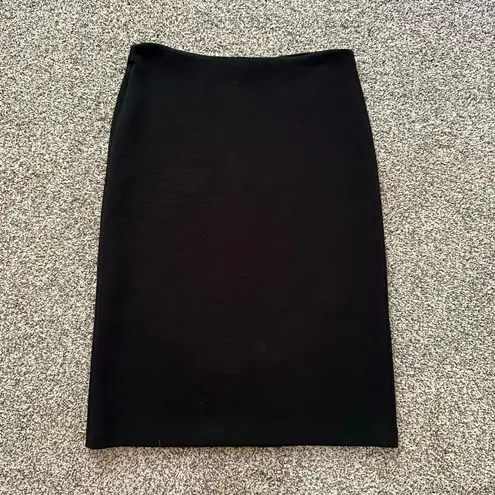 Armani Collezioni black knit pencil skirt size 4