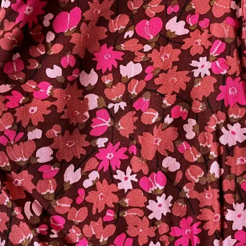 Free Assembly Women's Floral Button