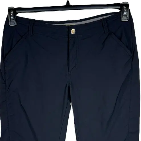 Royal Robbins  SZ 6 Capris Pants Mid-Rise Pockets Zip-Fly Quick-Dry Lightweight
