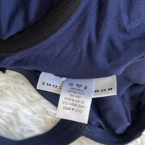 Robin Piccone Ava Plunge One-Piece swimsuit in Navy blue size 2