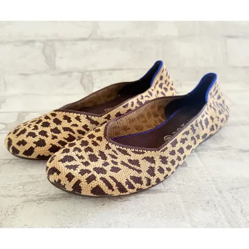 Rothy's The Flat Animal Print Shoes Round Toe Eco Friendly Knit Comfort Sz 11