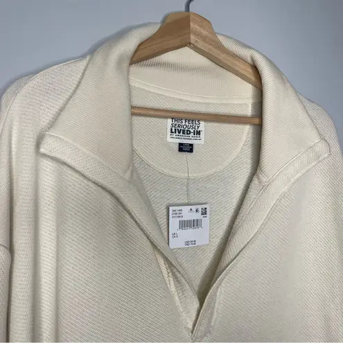 American Eagle  Outfitters Seriously Soft Cream Pullover with Pockets (Large) NWT