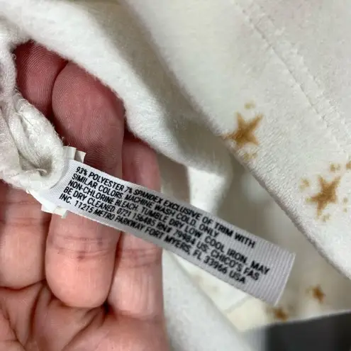 Soma Wknd 2 piece pant Pajama Set Size Medium Gold