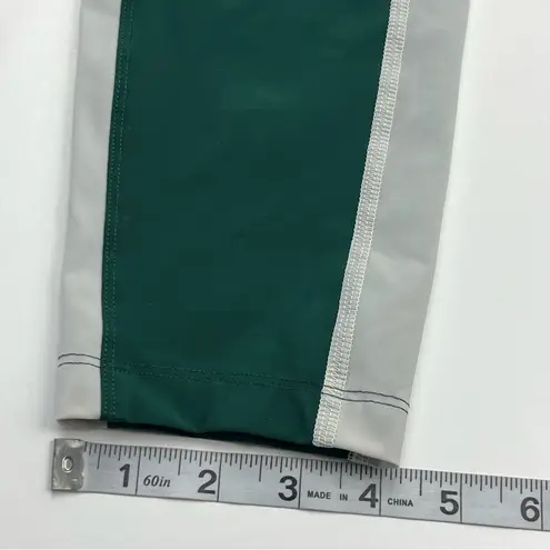 Vaara × Barry's Rain Forest Green White Flo Tuxedo Legging 7/8 Women Size Small