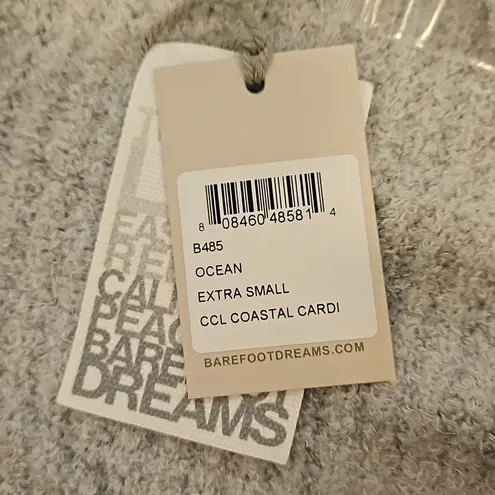 Barefoot Dreams 💕💕 CozyChic Lite Coastal Cardigan ~ Ocean Light Blue XS NWT