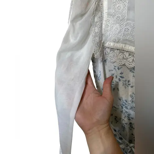 Gunne Sax RARE 1960s Boho Cottagecore Fairycore Peasant Dress