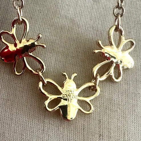 R.J. Graziano “You Can Do It” Bee Necklace Gold