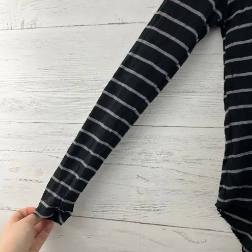 Free People We the Free Button Sleeve Cotton Long Sleeve Top Size S