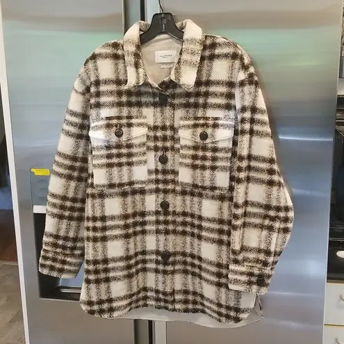 Isabel Marant 💕 ETOILE💕 Harveli Checked Coat ~ Plaid Ecru 36 EU NWT