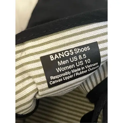 Bangs Canvas High Top Solar System Shoes M/8.5 W/10 Black