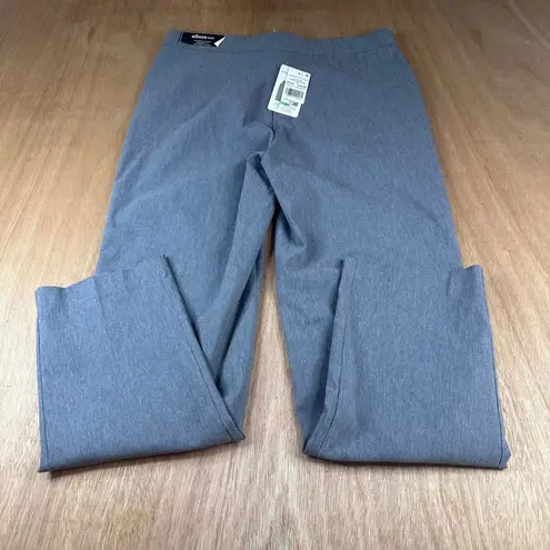 Alfred Dunner Allure Pants Size 8 Gray Slimming Waistband Stretch Ankle