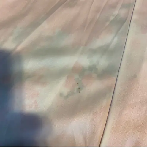 Chetta B CORAL, WHITE AND GRAY FLORAL PRINT CHIFFON MAXI DRESS (12)