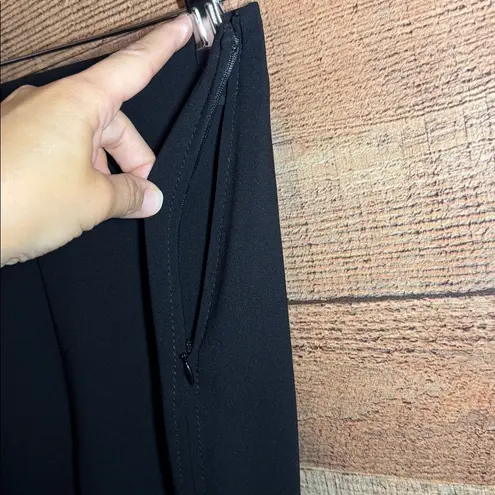 Cinq a Sept Black Benton Cropped Ruffle Kick