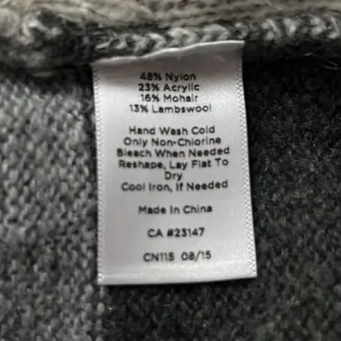 Talbots  Sweater Womens Small Multicolored Wide Stripe Winter‎ Scene Deer Knit