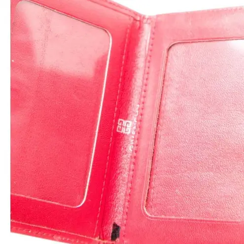 Givenchy Vintage Red Leather Wallet/Cardholder