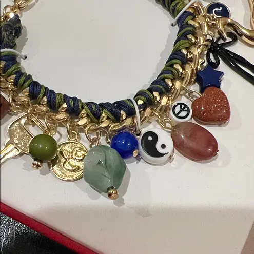 Atterri | Artisan Boho Charm Bracelet ~ Gold Tone