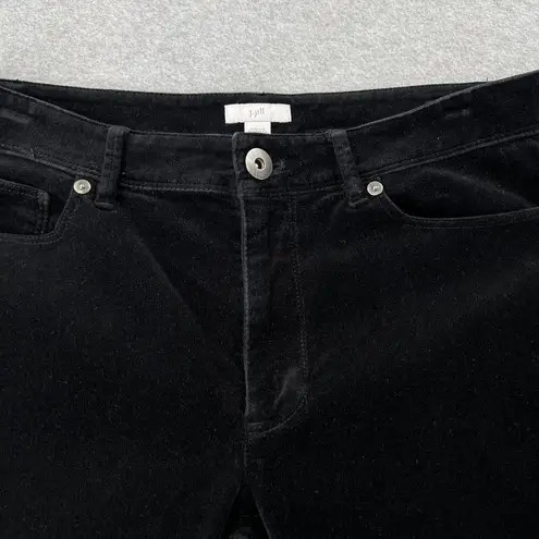 J.Jill Suede Ankle Legging Ankle Pants Black Women Size Small Classic Preppy