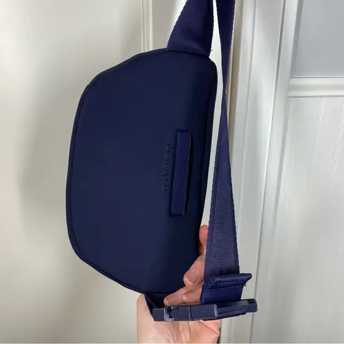 Dagne Dover Deep Navy Blue Belt Bag Neoprene Unisex