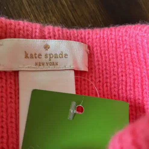 Kate Spade : Pink Solid Bow Turtleneck- Wool Blend- Winter thumbnail 2