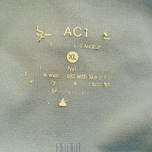 Set Active Baby Blue Biker Athletic Sculpt Shorts XL