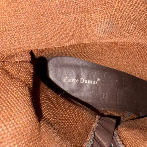 Pierre Dumas  Brown Fringe Heeled Boots - Image 6