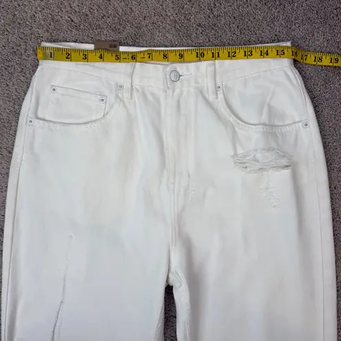 Ksubi Playback Blanc Sliced Jeans Size 32 White Super High Rise Relaxed Leg - Image 14