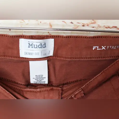 Mudd  | Rust Utility Pants Skinny Fit Flex