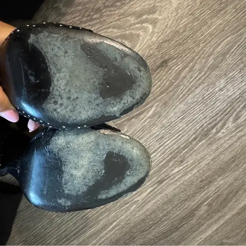 Laurence Dacade Sparkly Block Heels Black Size 6.5