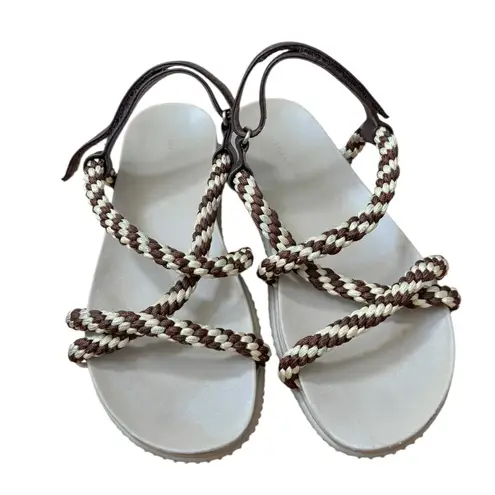 Loeffler Randall Ozzy Brown/Butter Sport Sandal 8