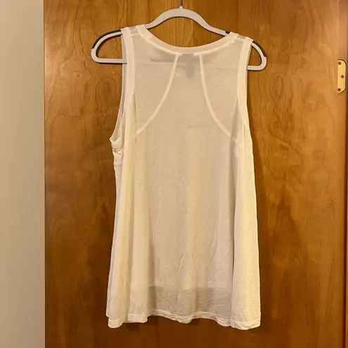 Sweaty Betty Easy Peazy Vest Tank Sleeveless Top White Yoga NWT Size XXL $48