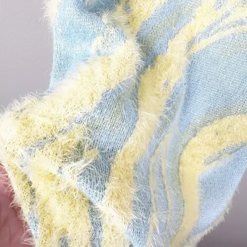 House Of Sunny Dress Womens 6 Yellow Hockney Cypress Galaxy Knit Midi