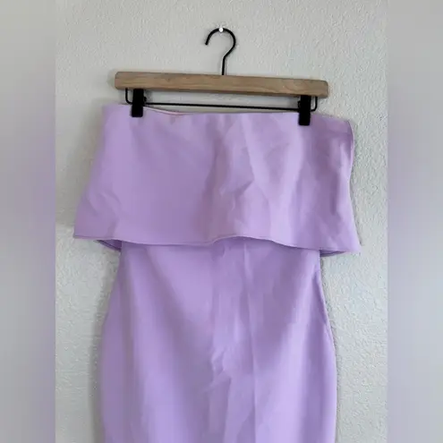 Likely Driggs Strapless Sheath Midi Dress size 4 in Lilac Twilight Mist $178