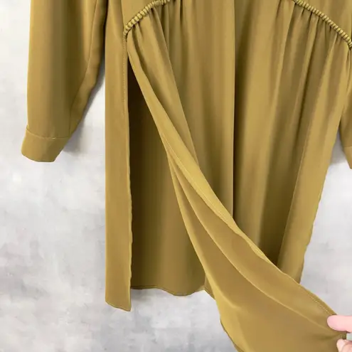 Aker Womens Tunic Top Size 38 (M) Modest Minimalist Lagenlook Eurostyle Lagom Green Size M