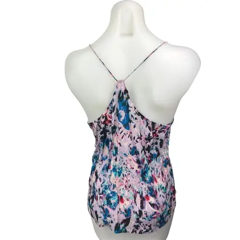 J.Crew Multicolor 100% Silk Abstract Sleeveless Floral Cami Camisole Tank Top 6