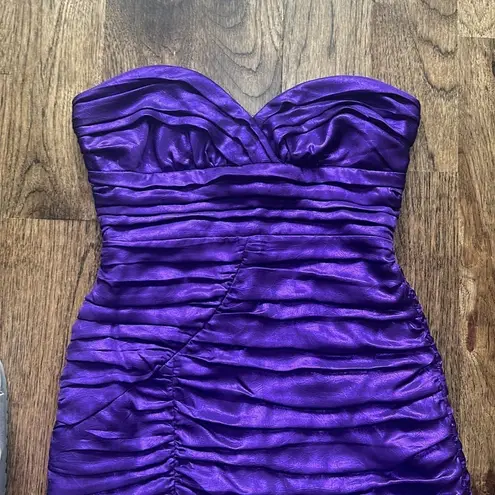 ZARA  Lilac Draped Dress Size Small