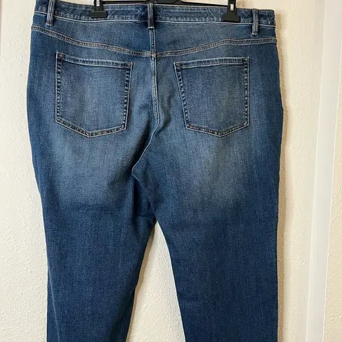 Lane Bryant  Flex Magic Waistband High Rise Straight Leg Jeans Plus Size 26