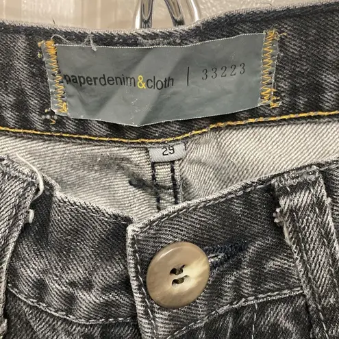 Paper Denim & Cloth Faded Black Bootcut Jeans