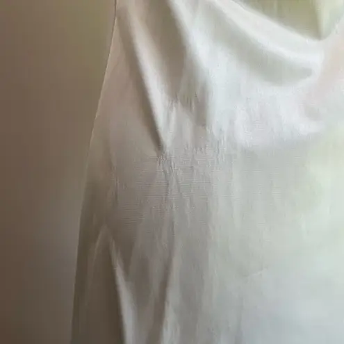 Vassarette 1990s Vintage White Midi Slip Dress Size M