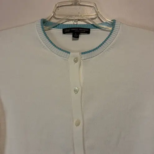 Brooks Brothers 346- SET! 100% Supima Cotton Tank + Long Sleeve Full Button- L