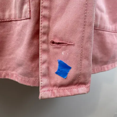 Cinq à Sept Cinq a Sept Studded Julia Jacket Shacket Pink Denim Western