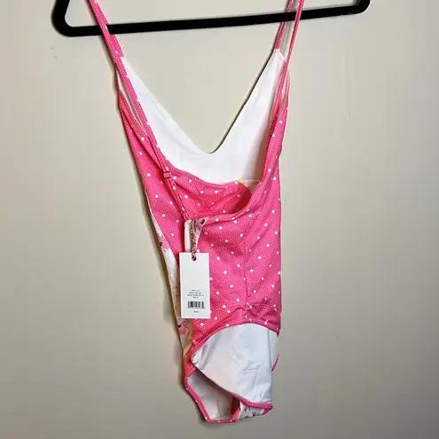 Love Shack Fancy  Shailee One-Piece Swimsuit - Bright Peony Multi Size L