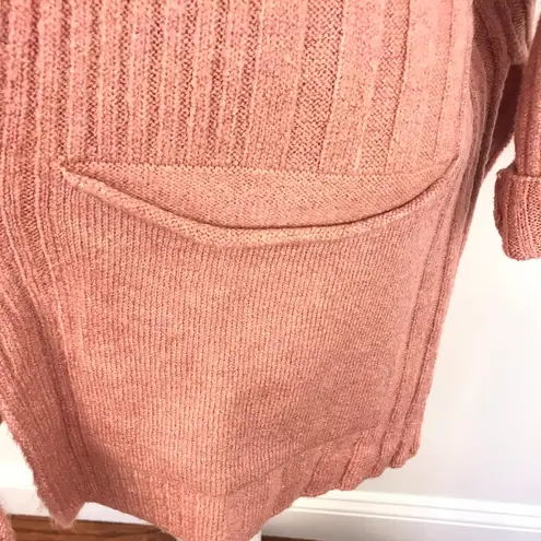 Topshop NWT  Oversized Cardigan Sweater Mauve Pink