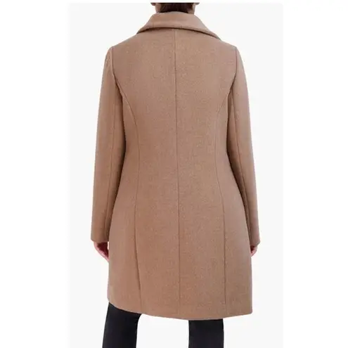Cole Haan  Signature Wide Lapel Wool Blend Coat, Size 12 Camel Classic Chic NWT thumbnail 3